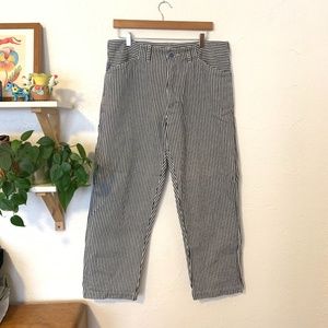 Gravel & Gold Conductor Stripe Painter Pants